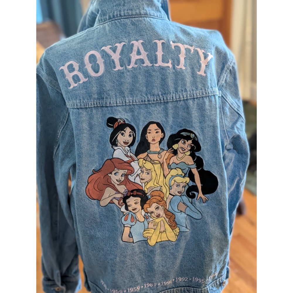 Cakeworthy Disney Princess 90s Royalty Denim Jacket XXL / TTG - Excellent...